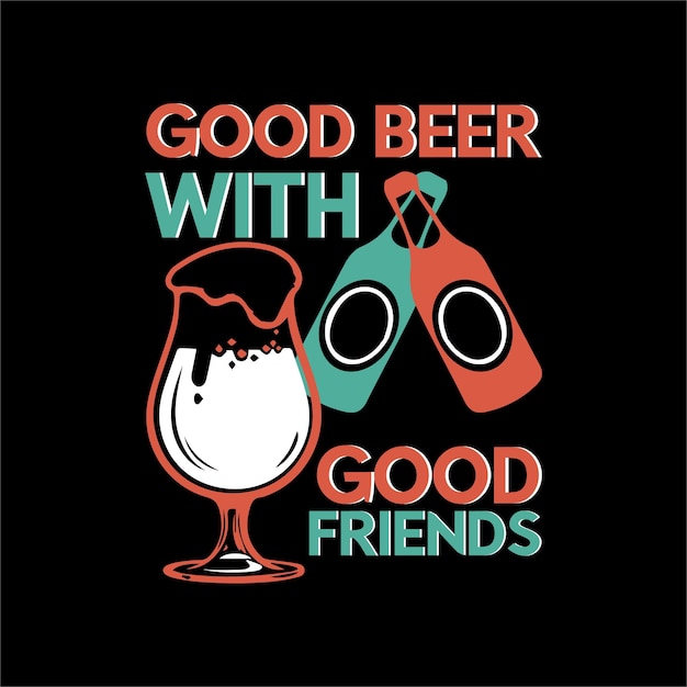 best beer t shirt design vecto