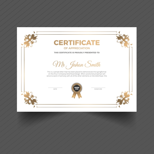 The Best Certificate