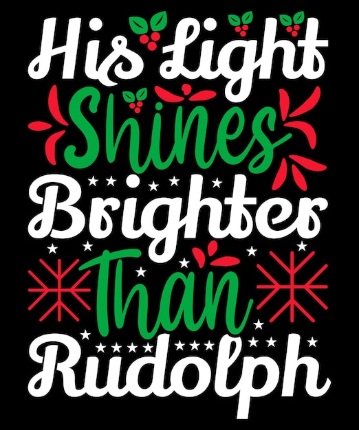 Best Christmas Quotes Tshirt Design Vector