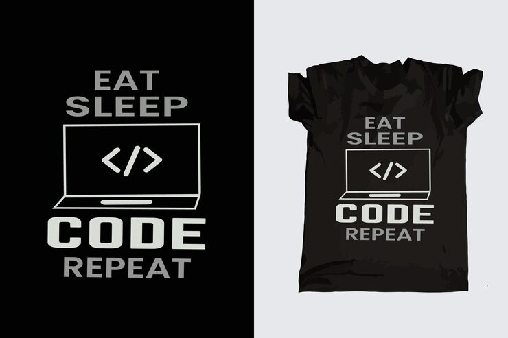 Vector best computer programmer and programming  coder svg t shirt design