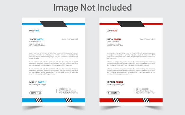 The Best Corporate Business Letterhead Design Template