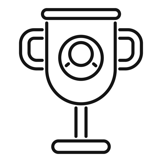 Лучший победитель кубка иконка очертание вектора Cv hr кандидат