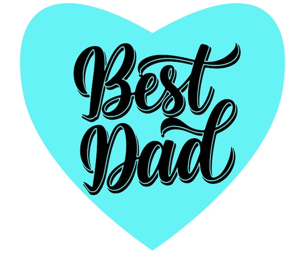 best dad silhouette vector tshirt design