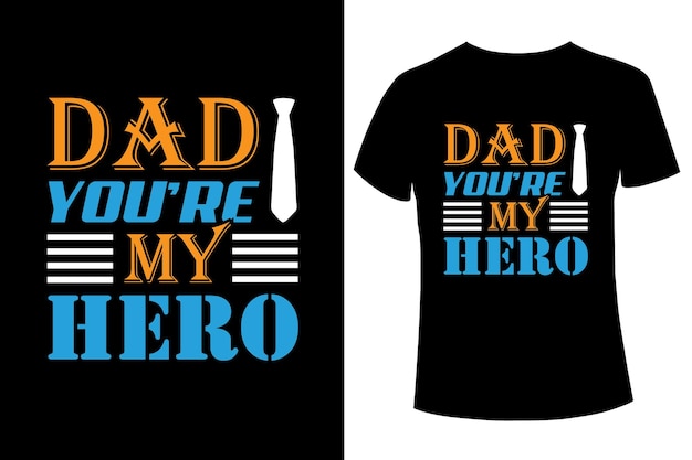 Vector best dad t shirt design