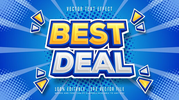 Best deal 3d editable text effect font style