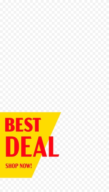 Best deal sale template for social media stories