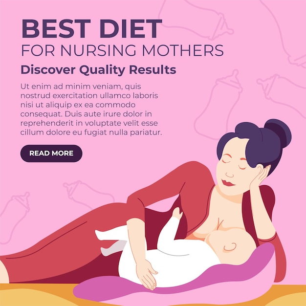 Vector best diet for nursing mothers discover quality