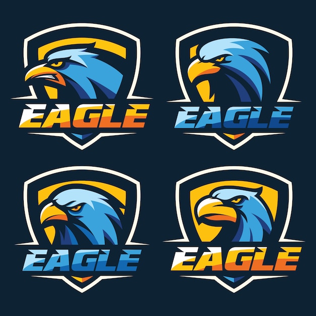 Vector best eagle head logo vector