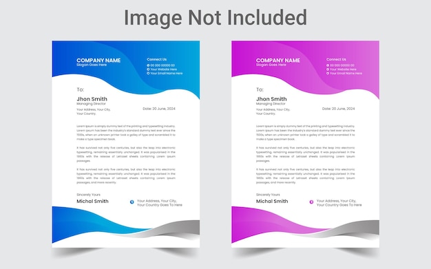 The Best And Exceptional Letterhead Design Template