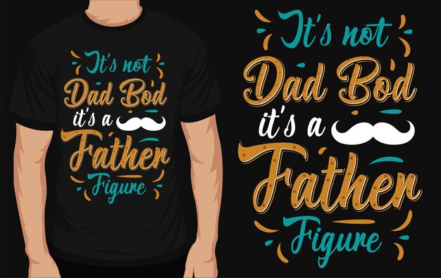 Miglior design di tshirt tipografiche padre o papà o papà