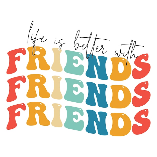 Vector best friend svg design best friend svg design new