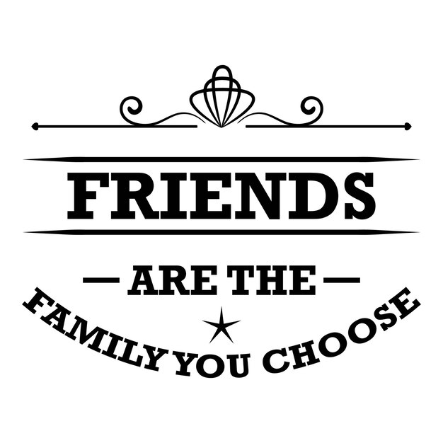 Vector best friend svg design