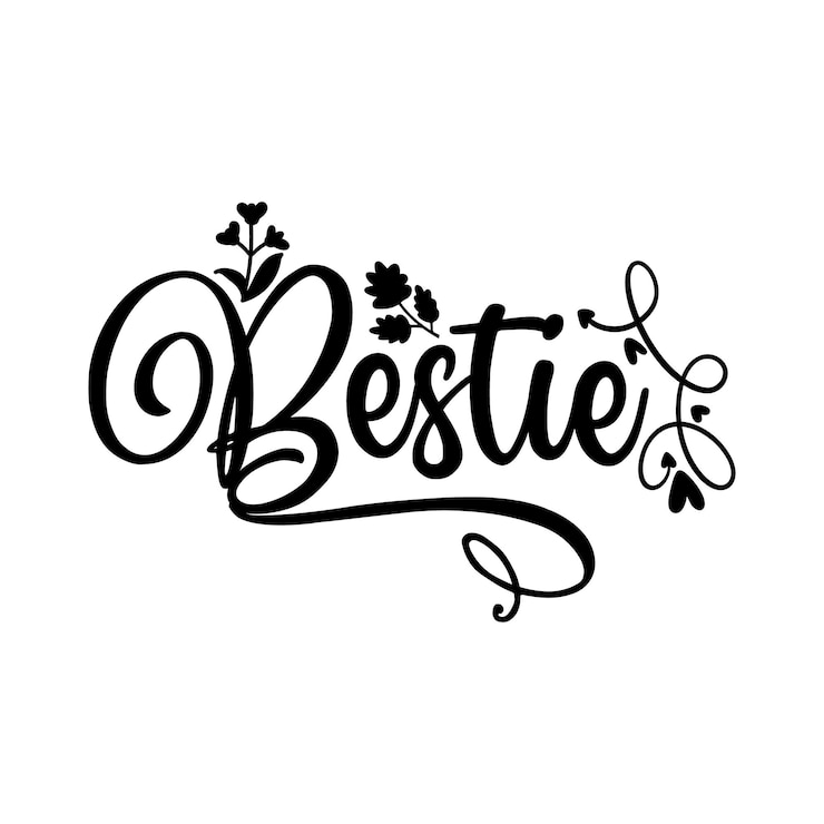 Vector best friends svg design best friends quotes design