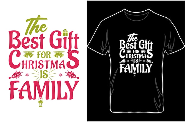 クリスマスの最高の贈り物は家族です。家族へのクリスマスギフト。