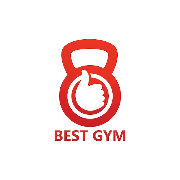 Best gym logo template design vector, emblem, design concept, creative symbol, icon
