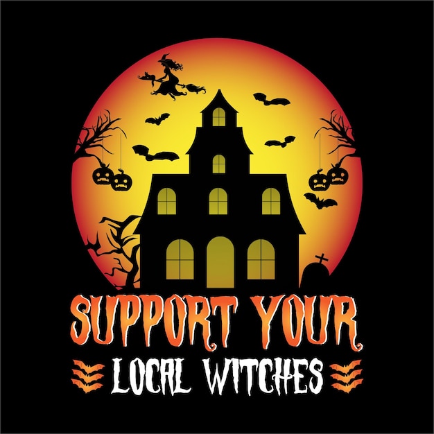 best halloween t shirt design vector