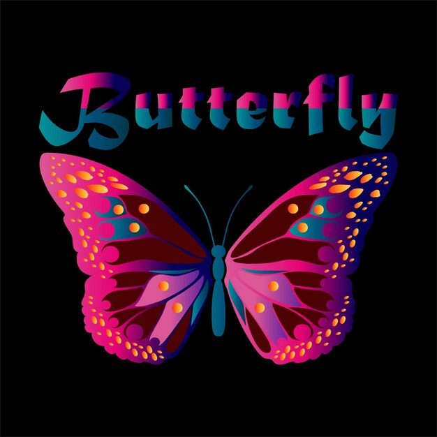 Vector best happy butterfly day t shirt design vector