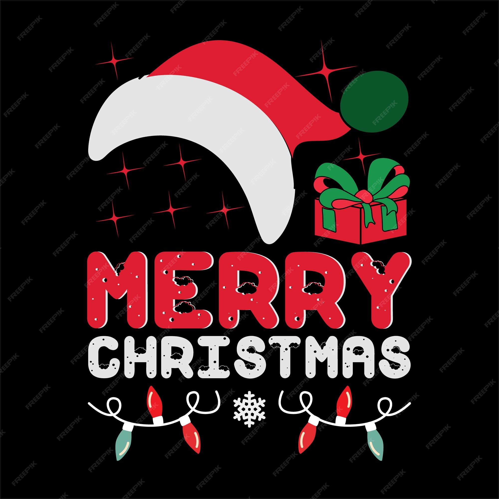 Premium Vector  Best happy christmas t shirt design vector