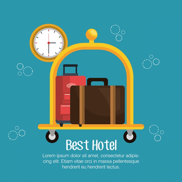 Best hotel set services icons