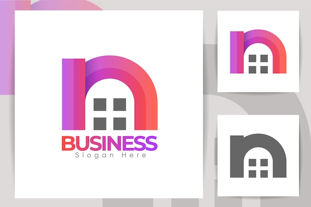 Best house business lette n logo branding template, creative concept with hi-quality premium vector