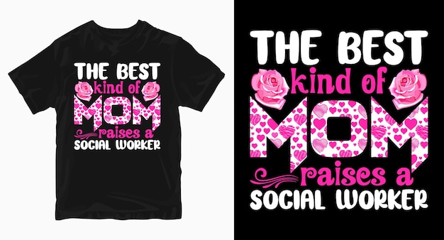 Лучший вид мамы Дизайн футболки ко Дню матери