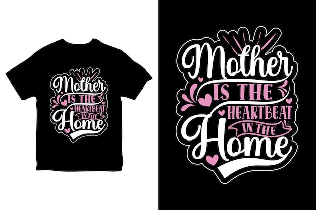 Vector the best mom ever typographic quotes design for mothers day t shirt design