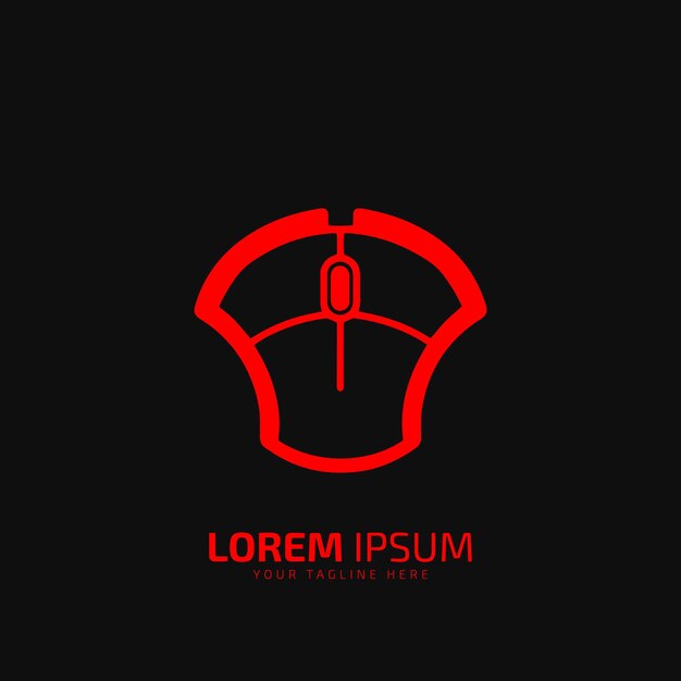 Premium Vector | The best of mouse icon vector logo template in trendy