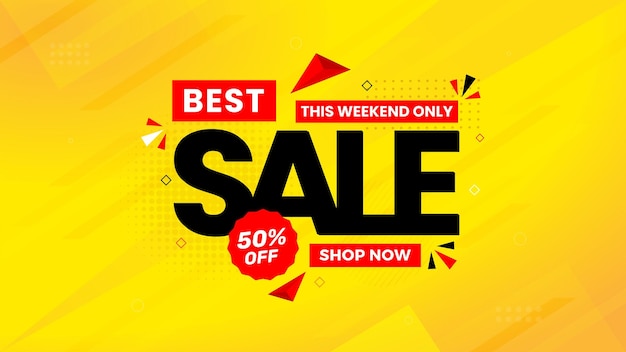 Best Offer Discount banner Offer sale banner vector sjabloon Sale label en kortingen achtergrond