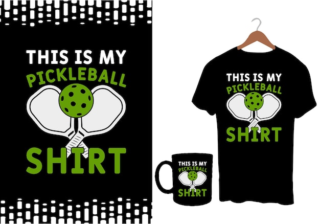 best pickleball t-shirt design paddle vector tshirt graphic design template artwork