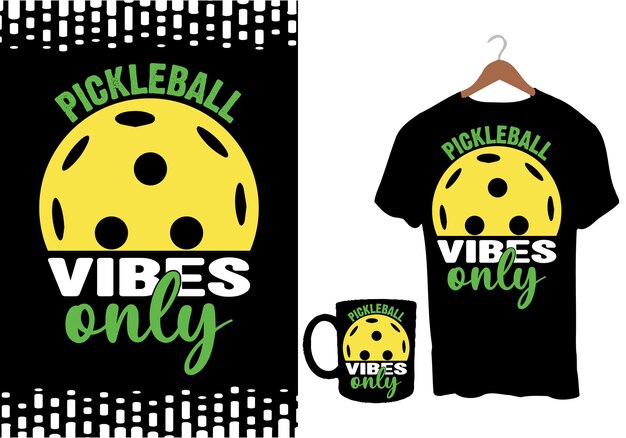 Best pickleball t-shirt design paddle vector tshirt graphic design template artwork