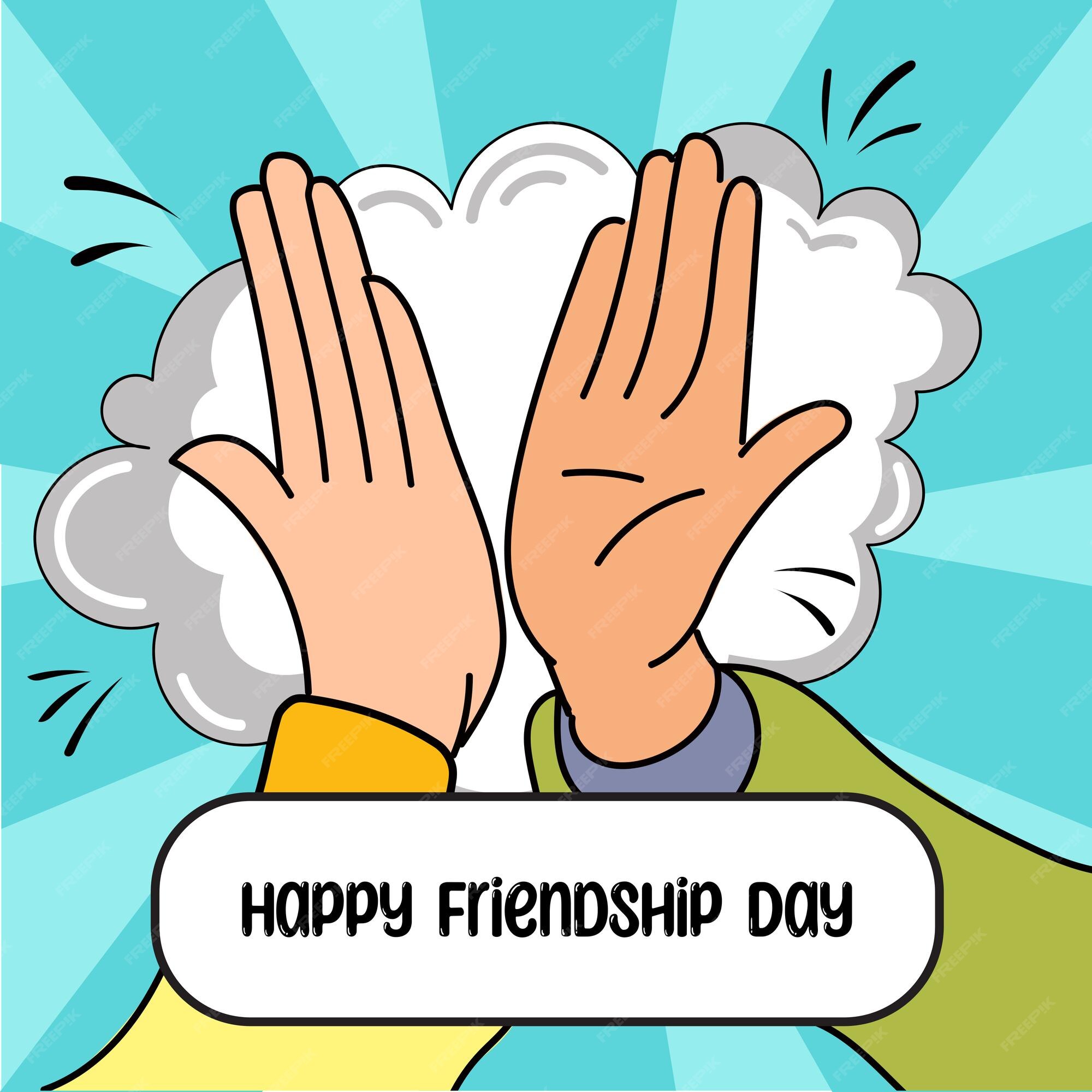 High Five Friendship Sticker - High Five Friendship We Got This - Discover  & Share GIFs