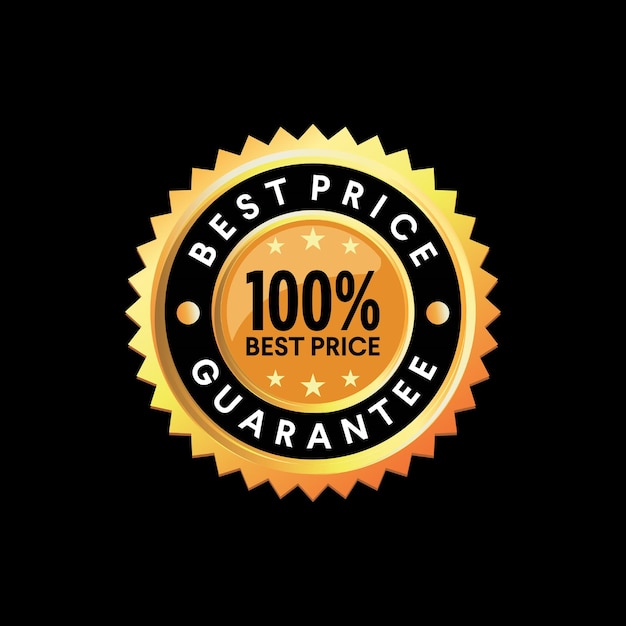 Best price badge warranty icon sticker vector