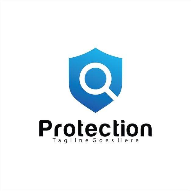 Best Protection logo design template