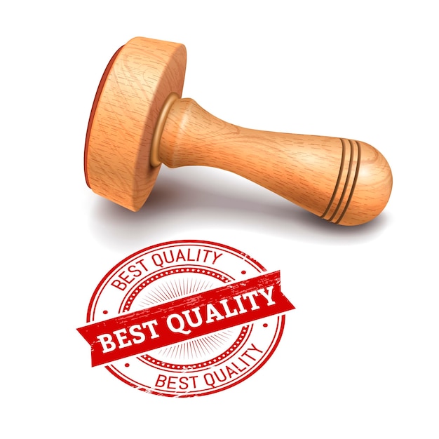 Vector best quality round stamp