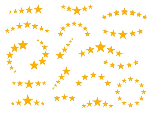 Best quality stars icons review rating ranking