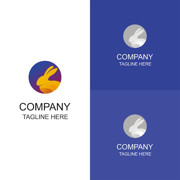 Best quality vector rabbit logo for business