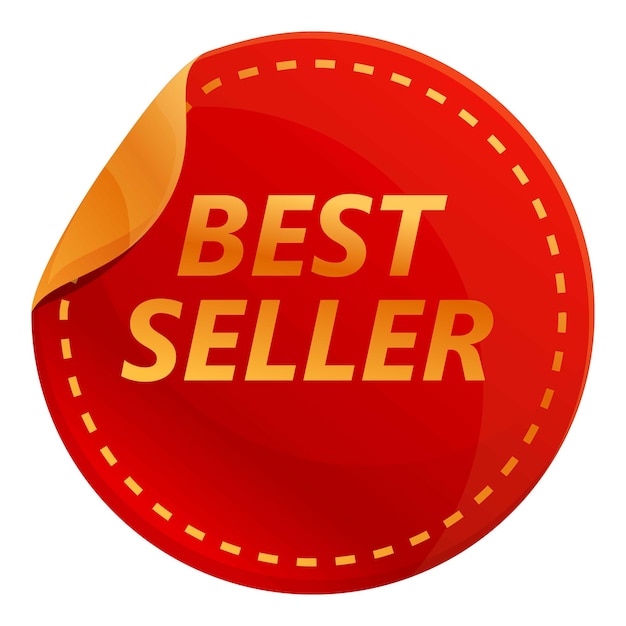 Best seller award icon Cartoon of Best seller award vector icon for web design isolated on white background