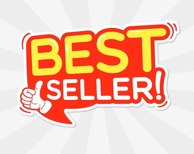 Vector best seller vector template design