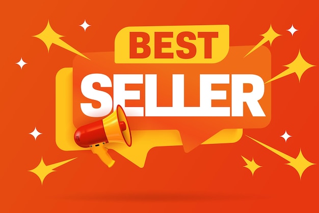 Vector best seller warranty sale sticker design