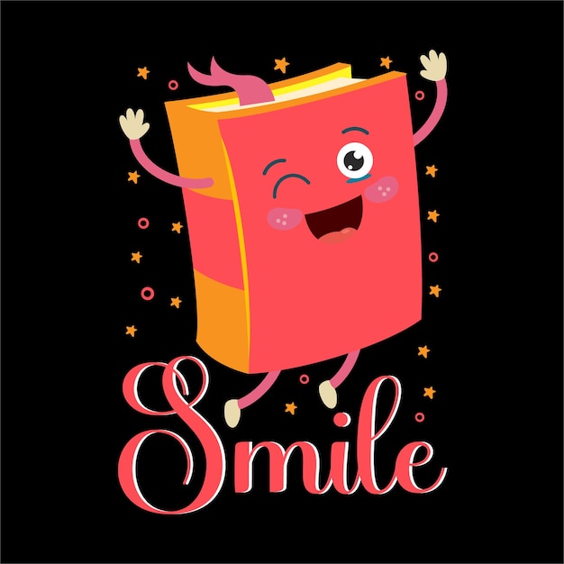 Vector best smile t shirt design vector