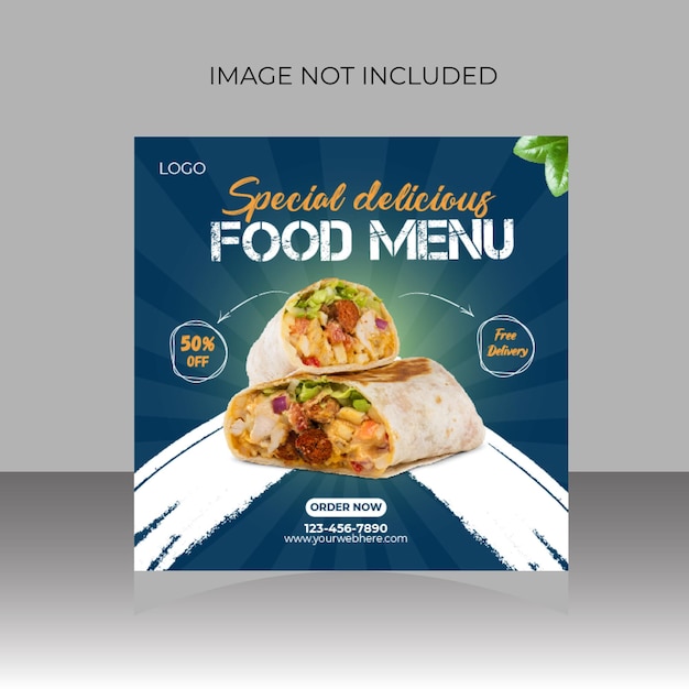 Best Social Food Template Design