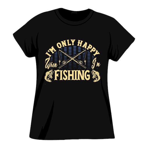 Vettore migliore maglietta tipografia maglietta personalizzata creativa maglietta grafica maglietta da pesca