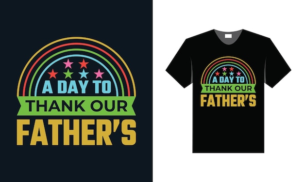 Best typography t shirt design for father's day special