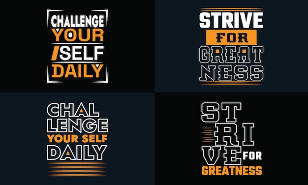 best typography t shirt design for gym and fitness inspiration and motivation