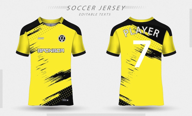 Best vector soccer jersey template sport t shirt design