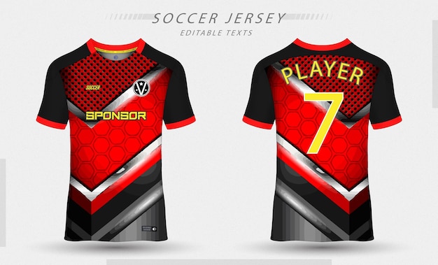 Best vector soccer jersey template sport t shirt design