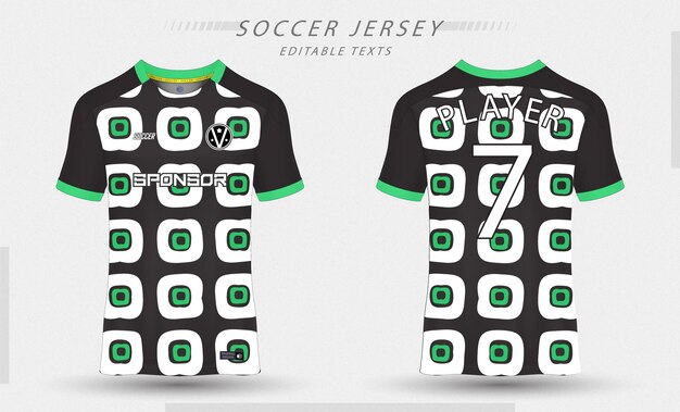 Best vector soccer jersey template sport t shirt design