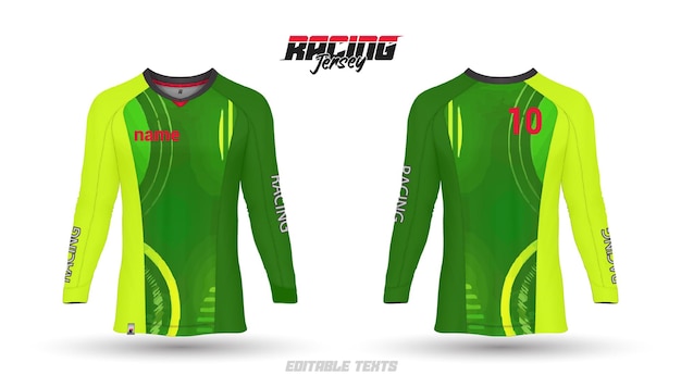 Miglior design della maglietta sportiva del modello di maglia da calcio vettoriale