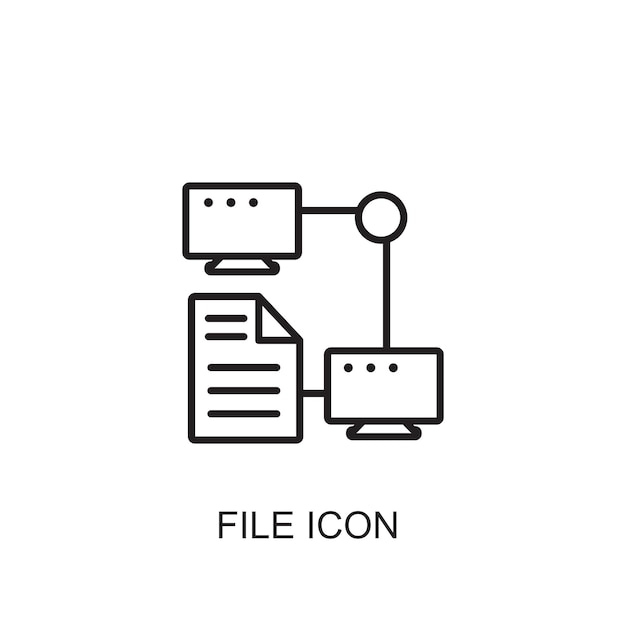 Bestandspictogram vector pictogram