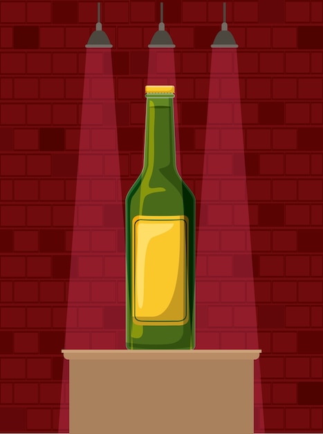 beste drank fles alcohol pictogram